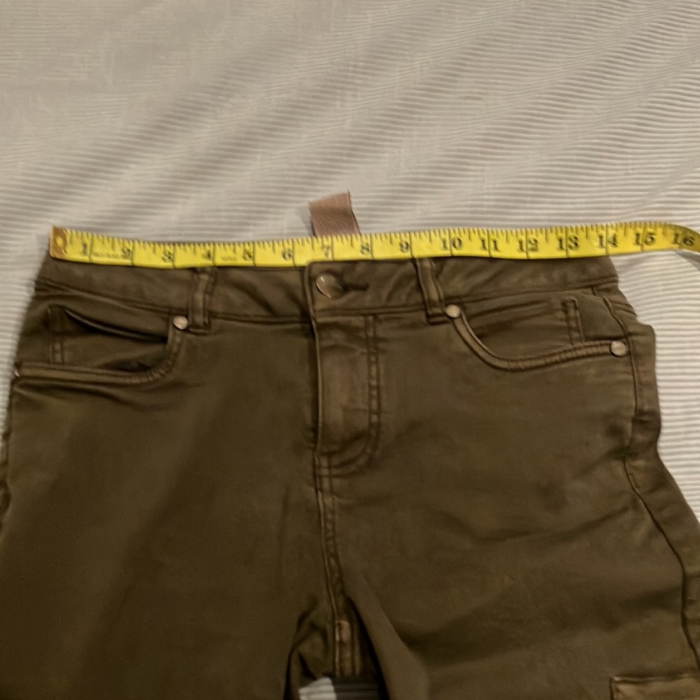 🛑SOLD🛑Comfy super slim leg olive green cargo pant - Picture 14 of 15